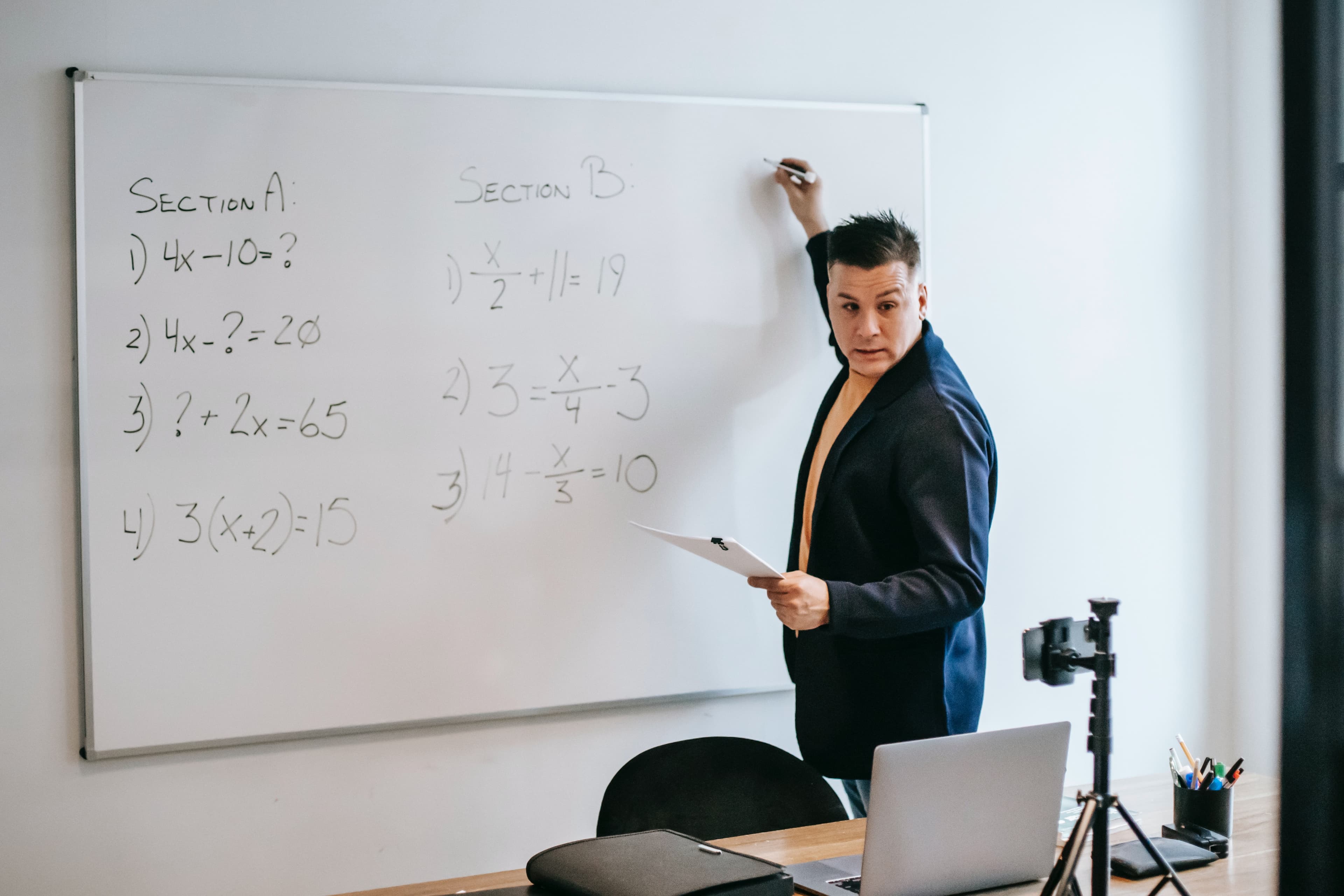 Teacher teaching